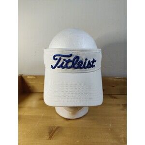 Titleist Hat Cap Visor White Footjoy Pro V1 Golf Golfer Performance Casual